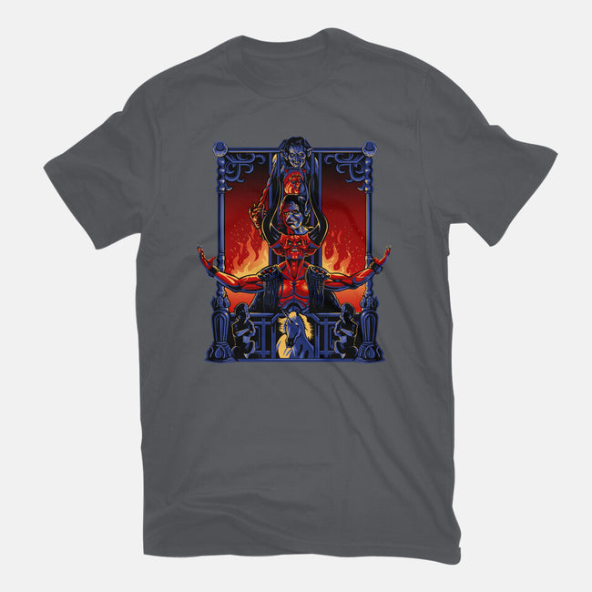 Enter The Darkness-womens fitted tee-daobiwan
