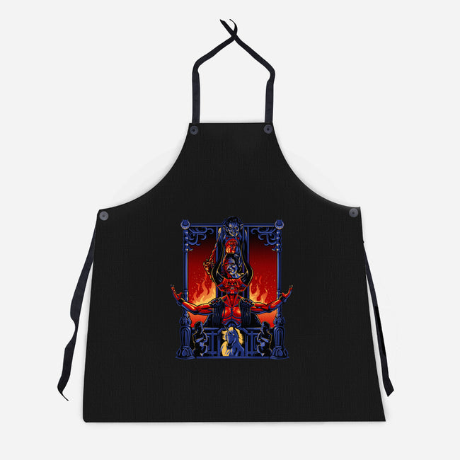 Enter The Darkness-unisex kitchen apron-daobiwan