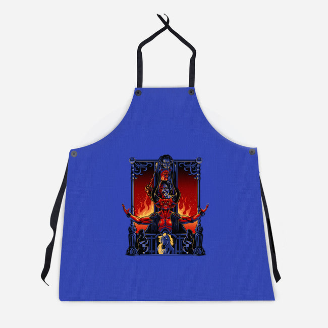 Enter The Darkness-unisex kitchen apron-daobiwan
