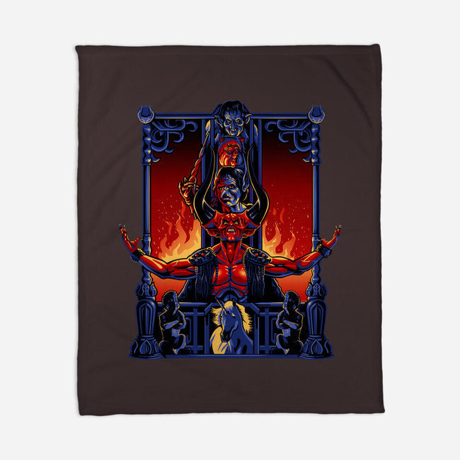 Enter The Darkness-none fleece blanket-daobiwan