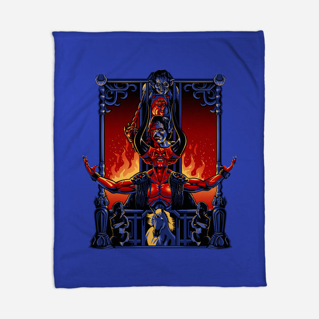 Enter The Darkness-none fleece blanket-daobiwan