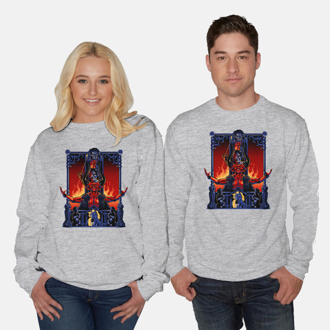 Enter The Darkness-unisex crew neck sweatshirt-daobiwan