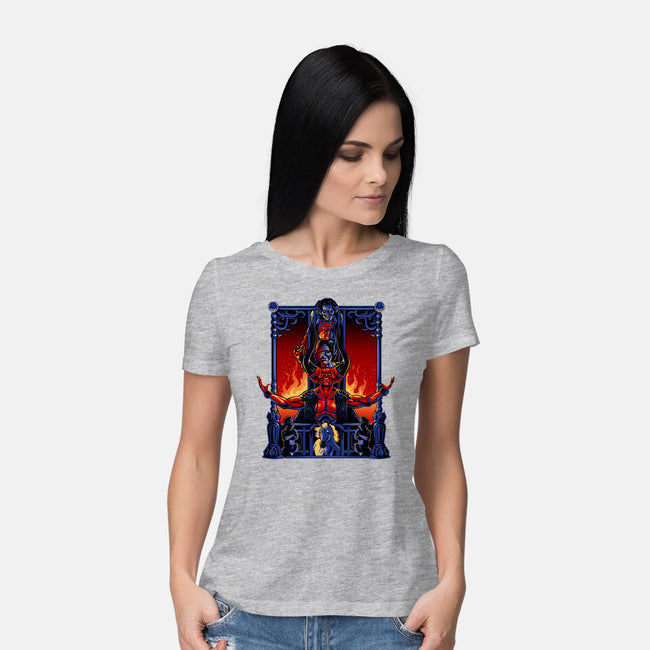 Enter The Darkness-womens basic tee-daobiwan