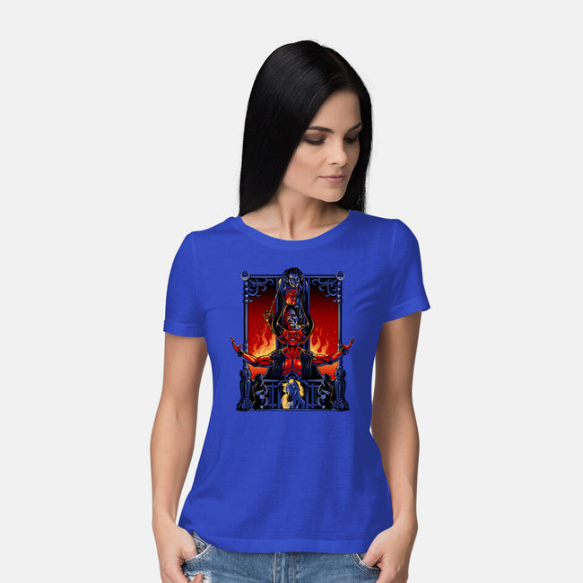 Enter The Darkness-womens basic tee-daobiwan