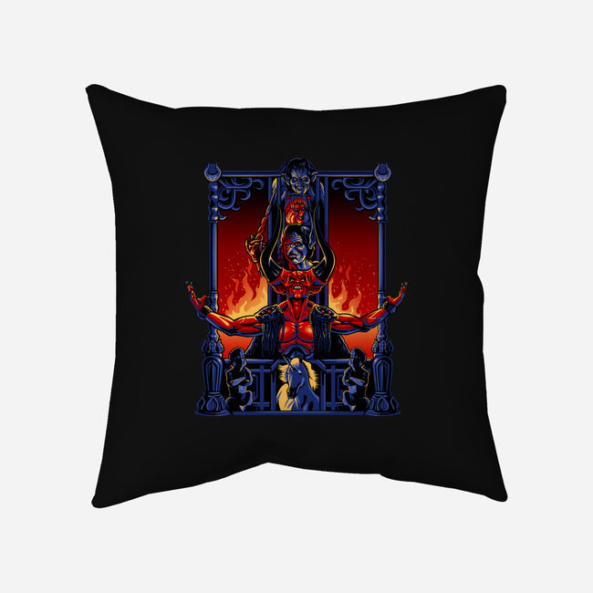 Enter The Darkness-none removable cover w insert throw pillow-daobiwan