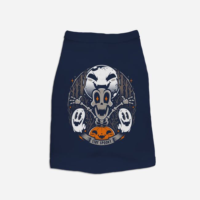 Spooky Vibes-dog basic pet tank-StudioM6