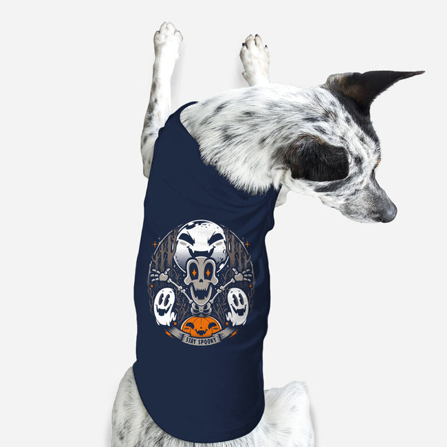 Spooky Vibes-dog basic pet tank-StudioM6