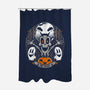 Spooky Vibes-none polyester shower curtain-StudioM6