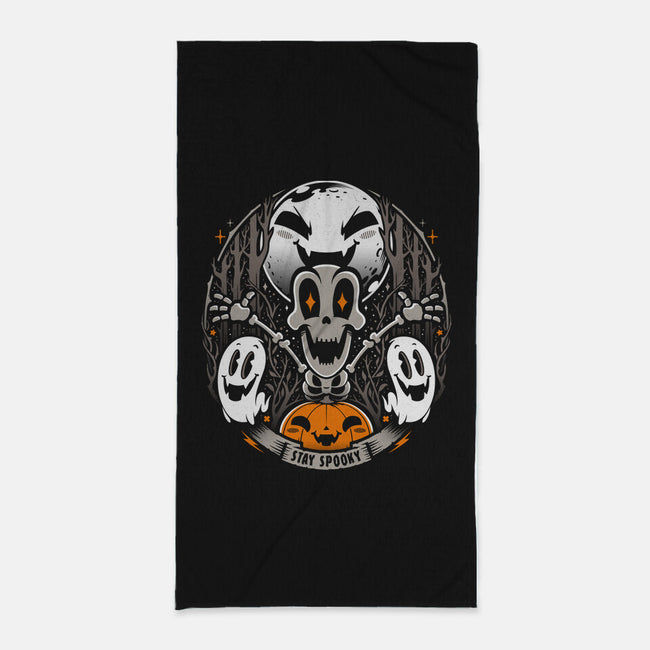 Spooky Vibes-none beach towel-StudioM6