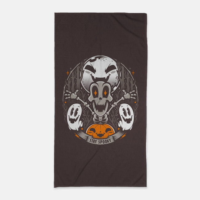 Spooky Vibes-none beach towel-StudioM6