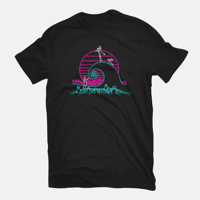 Nightmare Neon-youth basic tee-rocketman_art