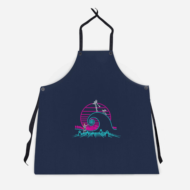 Nightmare Neon-unisex kitchen apron-rocketman_art