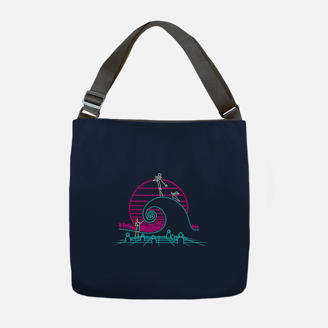 Nightmare Neon-none adjustable tote bag-rocketman_art