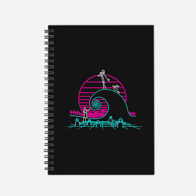 Nightmare Neon-none dot grid notebook-rocketman_art