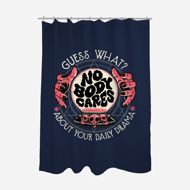 Crystal Ball Of Truth-none polyester shower curtain-momma_gorilla