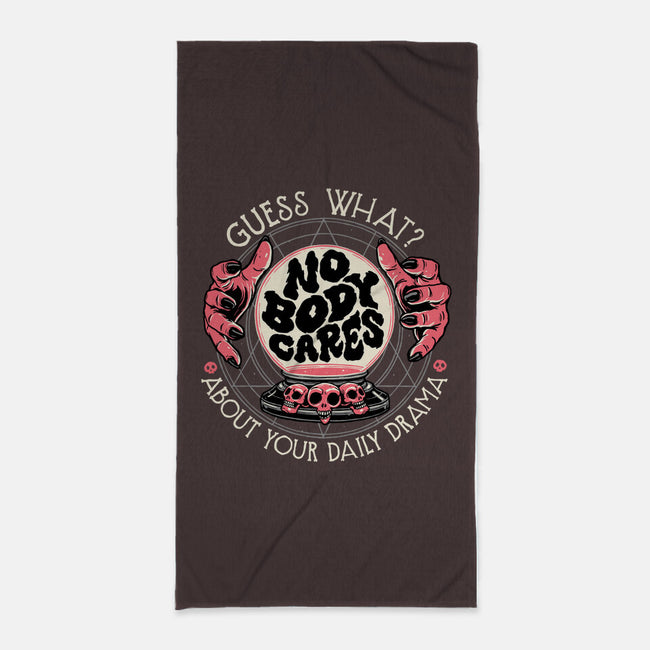 Crystal Ball Of Truth-none beach towel-momma_gorilla