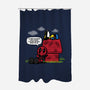 Mutant Nuts-none polyester shower curtain-Boggs Nicolas