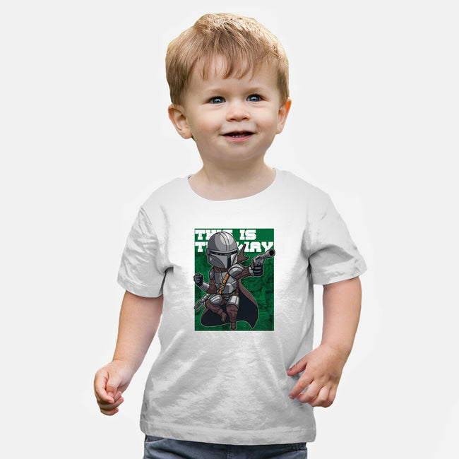 The Green Hunter-baby basic tee-Astrobot Invention
