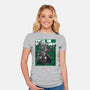 The Green Hunter-womens fitted tee-Astrobot Invention