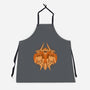 Orange Ghoul-unisex kitchen apron-Astrobot Invention