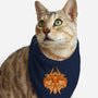 Orange Ghoul-cat bandana pet collar-Astrobot Invention