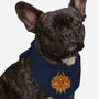 Orange Ghoul-dog bandana pet collar-Astrobot Invention
