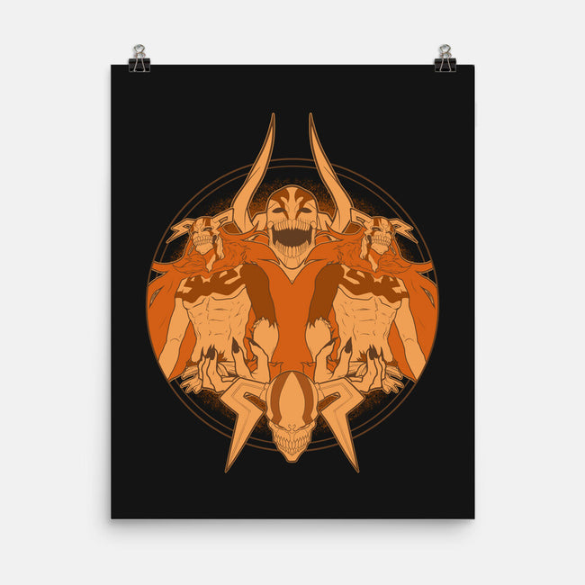 Orange Ghoul-none matte poster-Astrobot Invention
