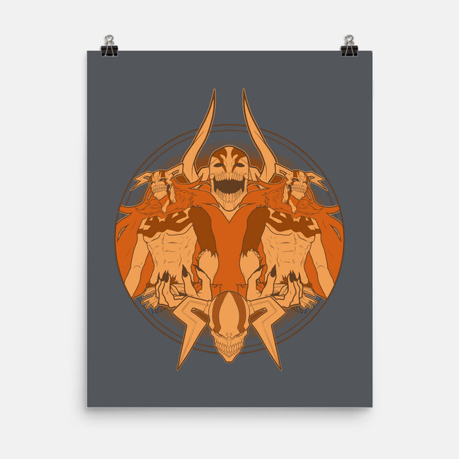 Orange Ghoul-none matte poster-Astrobot Invention