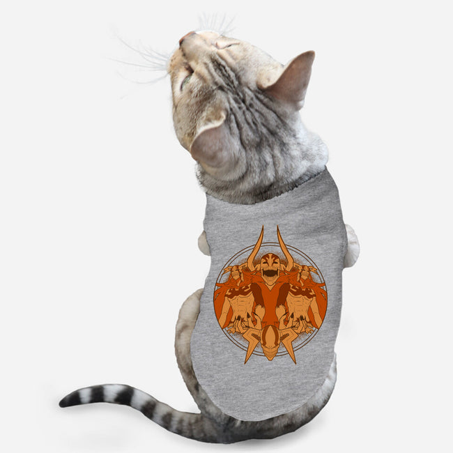 Orange Ghoul-cat basic pet tank-Astrobot Invention