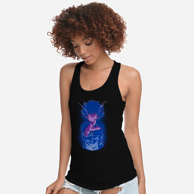 Psychic Boy-womens racerback tank-Astrobot Invention