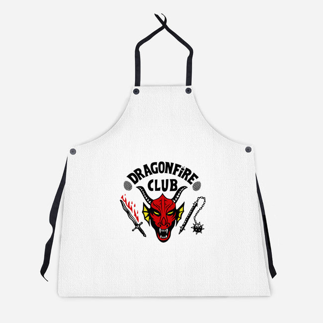 Dragonfire Club-unisex kitchen apron-Boggs Nicolas