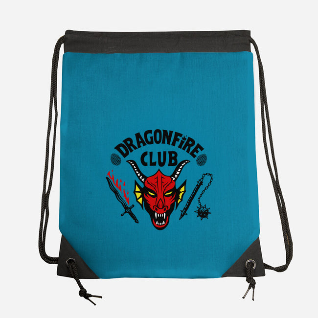 Dragonfire Club-none drawstring bag-Boggs Nicolas