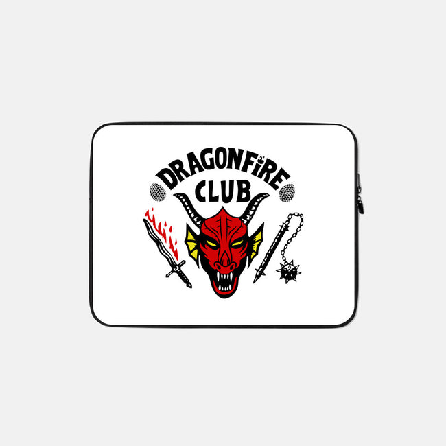 Dragonfire Club-none zippered laptop sleeve-Boggs Nicolas