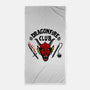 Dragonfire Club-none beach towel-Boggs Nicolas