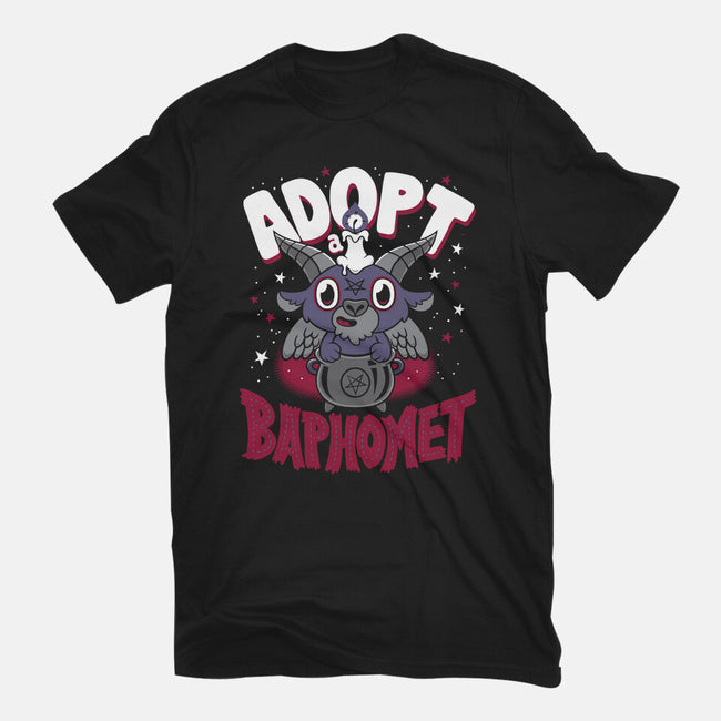 Adopt A Baphomet-womens basic tee-Nemons