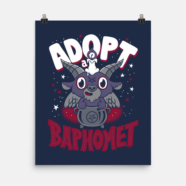 Adopt A Baphomet-none matte poster-Nemons