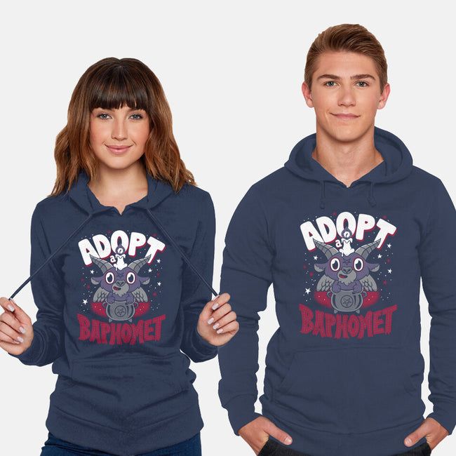 Adopt A Baphomet-unisex pullover sweatshirt-Nemons