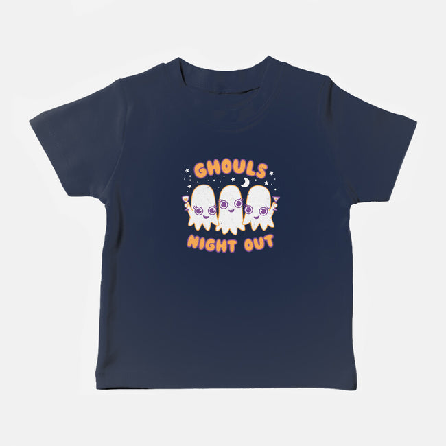 Ghouls Night Out-baby basic tee-Weird & Punderful