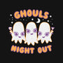Ghouls Night Out-womens v-neck tee-Weird & Punderful