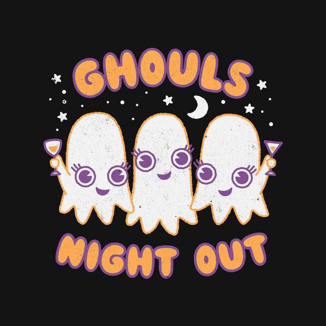 Ghouls Night Out-womens off shoulder sweatshirt-Weird & Punderful