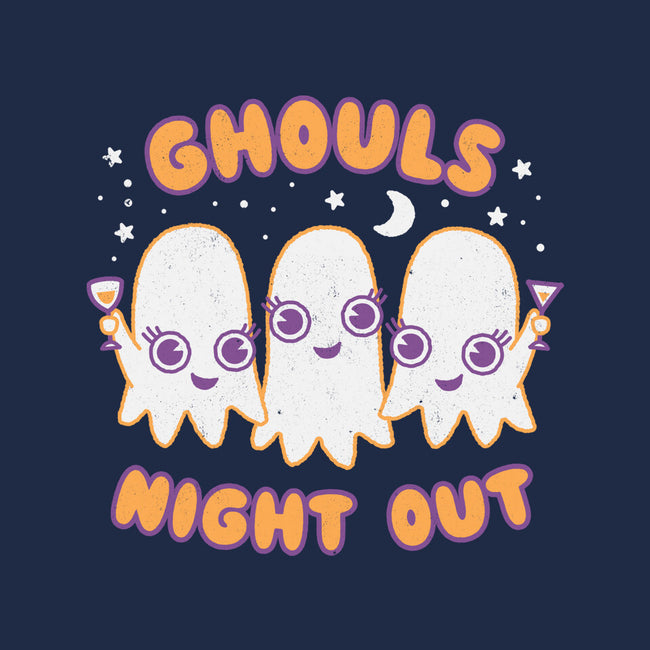 Ghouls Night Out-none removable cover throw pillow-Weird & Punderful