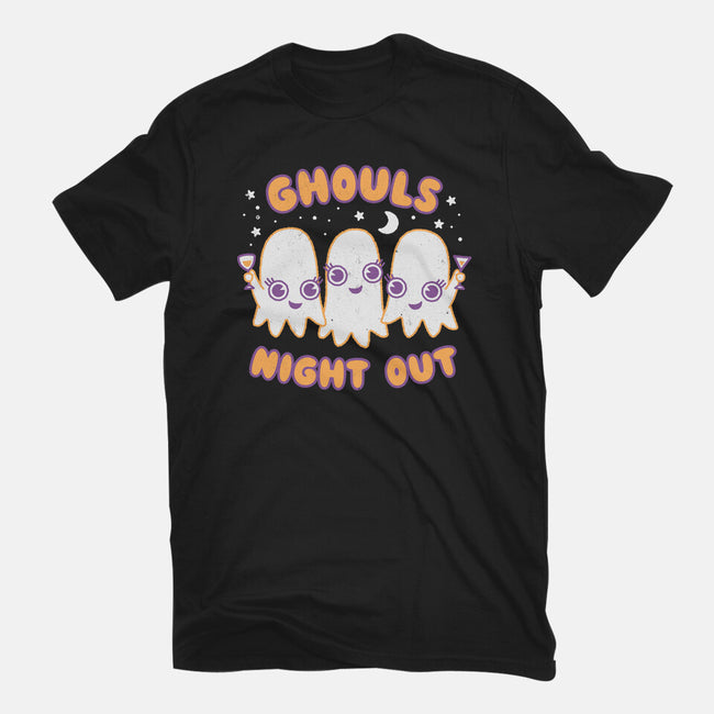 Ghouls Night Out-youth basic tee-Weird & Punderful