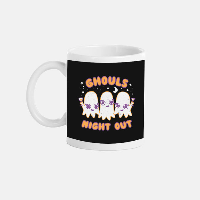 Ghouls Night Out-none mug drinkware-Weird & Punderful