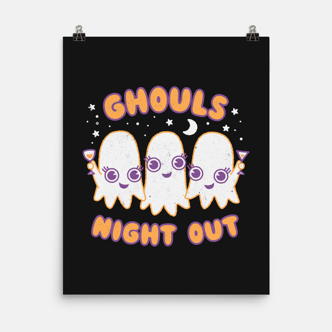 Ghouls Night Out-none matte poster-Weird & Punderful