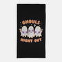 Ghouls Night Out-none beach towel-Weird & Punderful