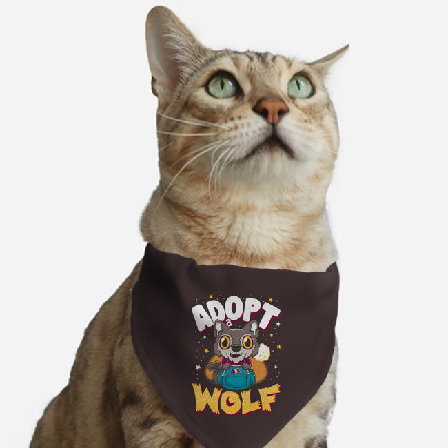 Adopt A Wolf-cat adjustable pet collar-Nemons