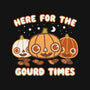 Here For The Gourd Times-unisex baseball tee-Weird & Punderful