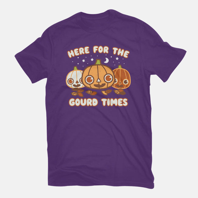 Here For The Gourd Times-mens basic tee-Weird & Punderful