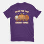 Here For The Gourd Times-mens premium tee-Weird & Punderful