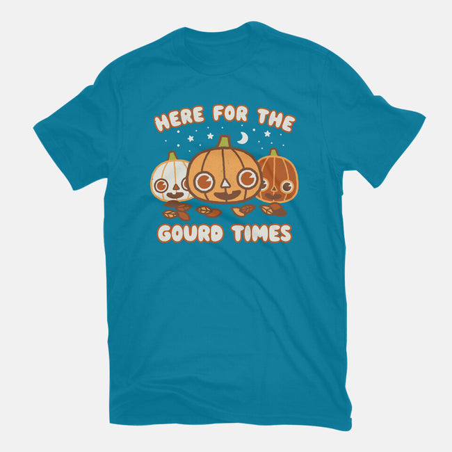 Here For The Gourd Times-mens premium tee-Weird & Punderful